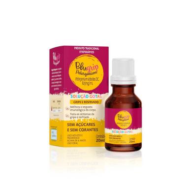 Blugrip Pelargonium Sidoides DC. 825mg/ml Solução Gotas 20ml