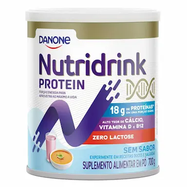 Suplemento Alimentar em Pó Nutridrink Protein Sem Sabor 700g
