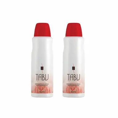 DESODORANTE SPRAY TABU 90ML TRADICIONAL - KIT C/ 2UN