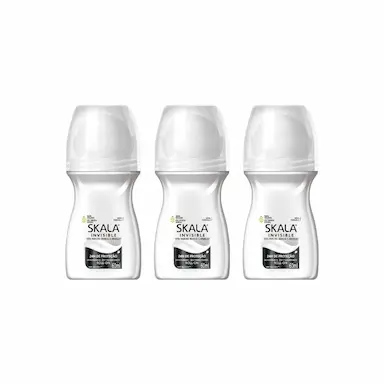 DESODORANTE ROLL-ON SKALA 60ML INVISIBLE-KIT C/3UN
