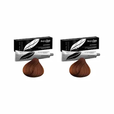 COLORAçAO ACQUAFLORA PERM 6.4 LOURO ESCURO ACOB 60G-KIT C/2UN