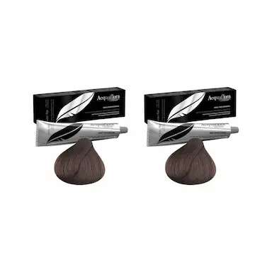 COLORAçAO ACQUAFLORA PERM 6.7 LOURO ESCURO MARROM 60G-KIT C/2UN