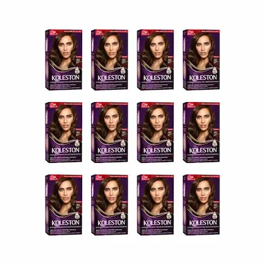 COLORAçAO KOLESTON 40 CASTANHO MEDIO-KIT C/12UN