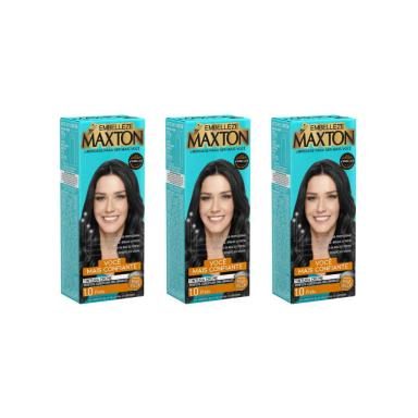 COLORAçAO MAXTON 1.0 PRETO-KIT C/3UN