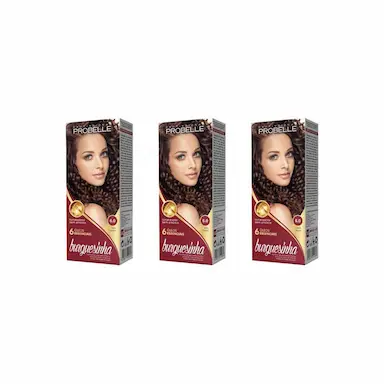 COLORAçAO PROBELLE BURGUESINHA 6.0 LOURO ESCURO-KIT C/3UN