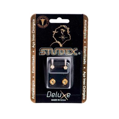 Brinco Studex Deluxe Zircônia Max com 1 par