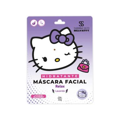 Máscara Hidratante Facial Sabrina Sato Hello Kitty Relax Lavanda 22g