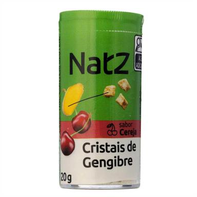 Cristais de Gengibre e Cereja Natz 20g