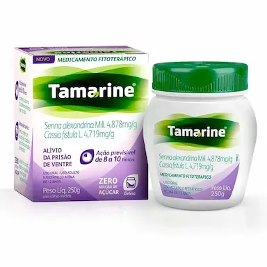 Laxante Fitoterápico Tamarine Sabor Ameixa Zero Açúcar Geleia 250g