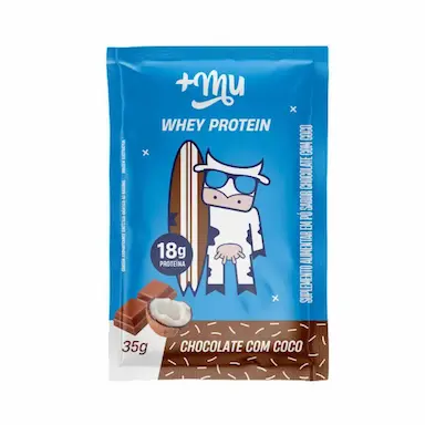 WHEY PROTEIN CHOCOLATE COM COCO MAIS MU 35G