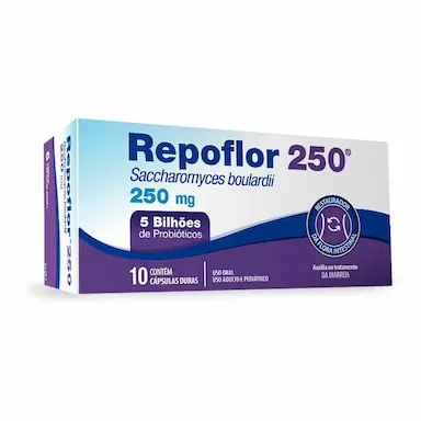 Repoflor 250mg 10 Cápsulas