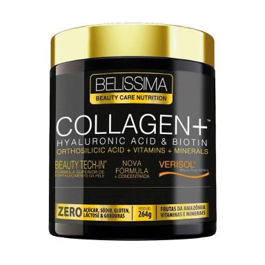 Collagen + Hyaluronic Acid e Biotin (264g) - Sabor: Morango