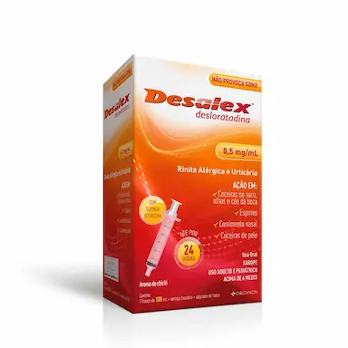 Desalex Desloratadina 0,5mg/ml Xarope 100ml