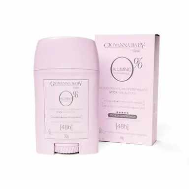 Desodorante Twist Stick Barra Giovanna Baby Classic Sem Alumínio Feminino 48h 50g