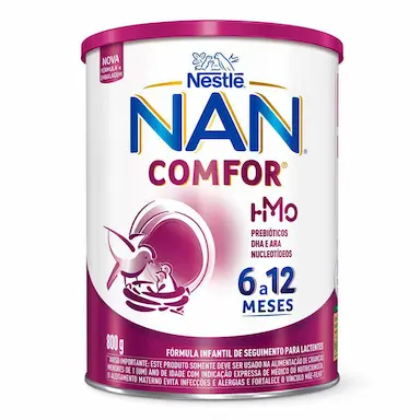 Fórmula Infantil NAN Comfor 2 Nestlé 6 a 12 meses 800g