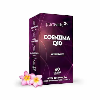Suplemento Alimentar Coenzima Q10 Puravida - 60 Cápsulas