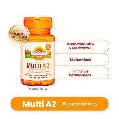 Polivitamínico Sundown Multi A-Z 30 comprimidos