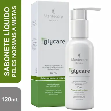 Sabonete Líquido Facial Glycare com 120ml