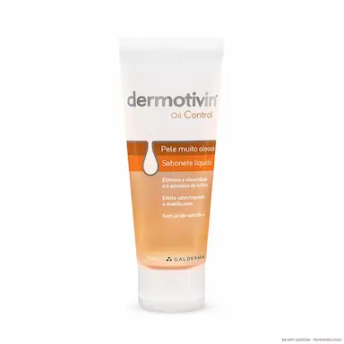 Sabonete Líquido Facial Dermotivin Oil Control Pele Oleosa com 70ml