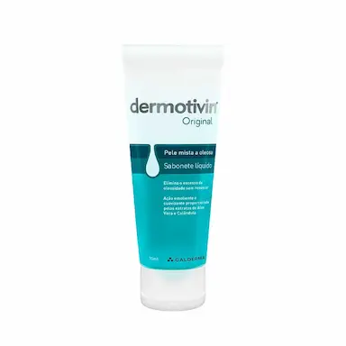 Sabonete Líquido Facial Dermotivin Original Pele Mista e Oleosa com 70ml