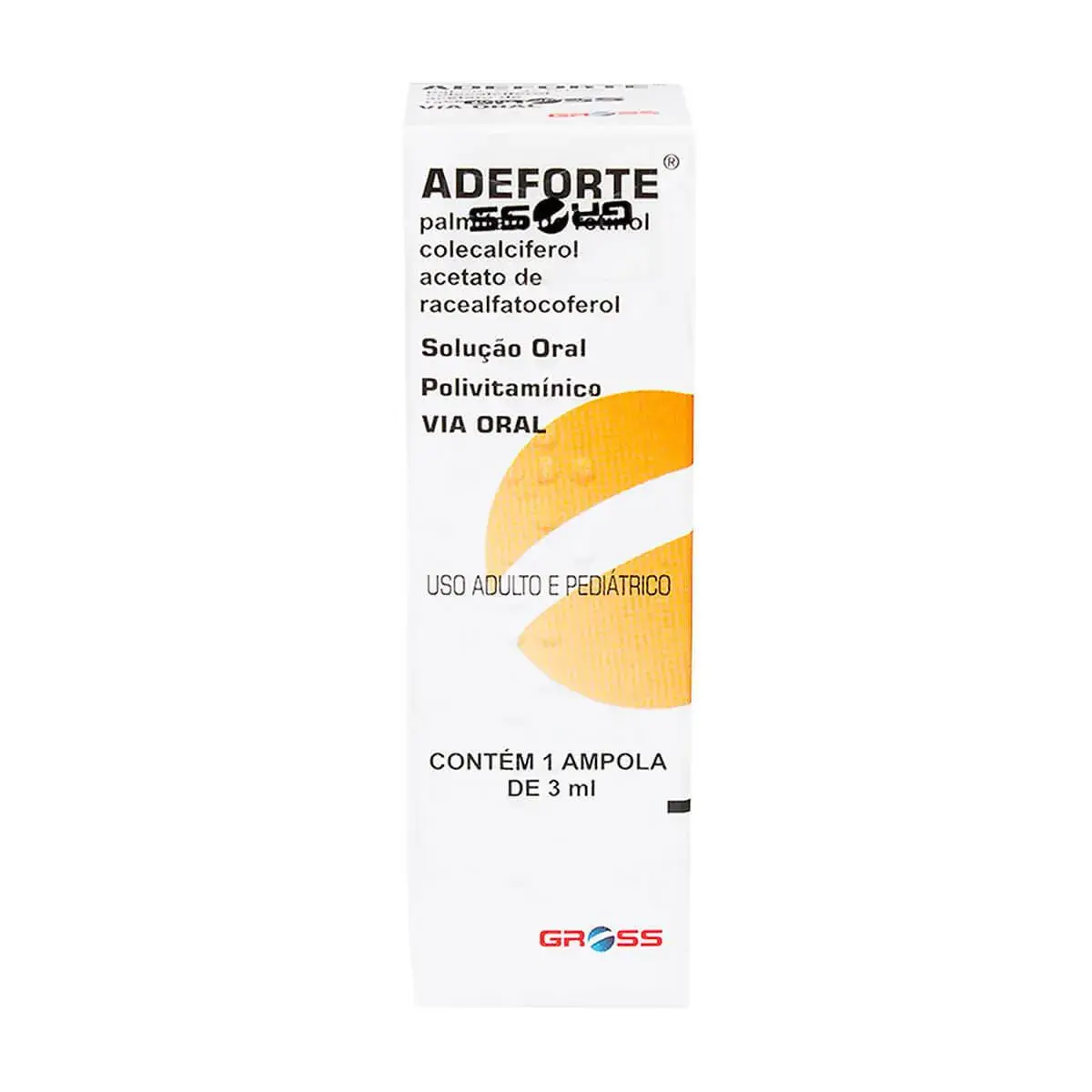 Suplemento Vitamínico Adeforte 10.000UI com 1 ampola de 3ml