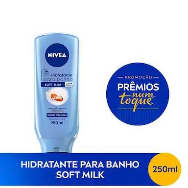Hidratante Desodorante para Banho Nivea Soft Milk Manteiga de Karité com 250ml