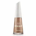 Esmalte Risqué Metálico Ouro Nude com 8ml