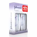 Kit Hidratante Johnson's Lavanda e Camomila com 2 unidades de 400ml