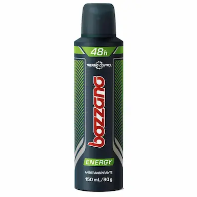 Desodorante Masculino Aerosol Bozzano Energy 48h com 150ml
