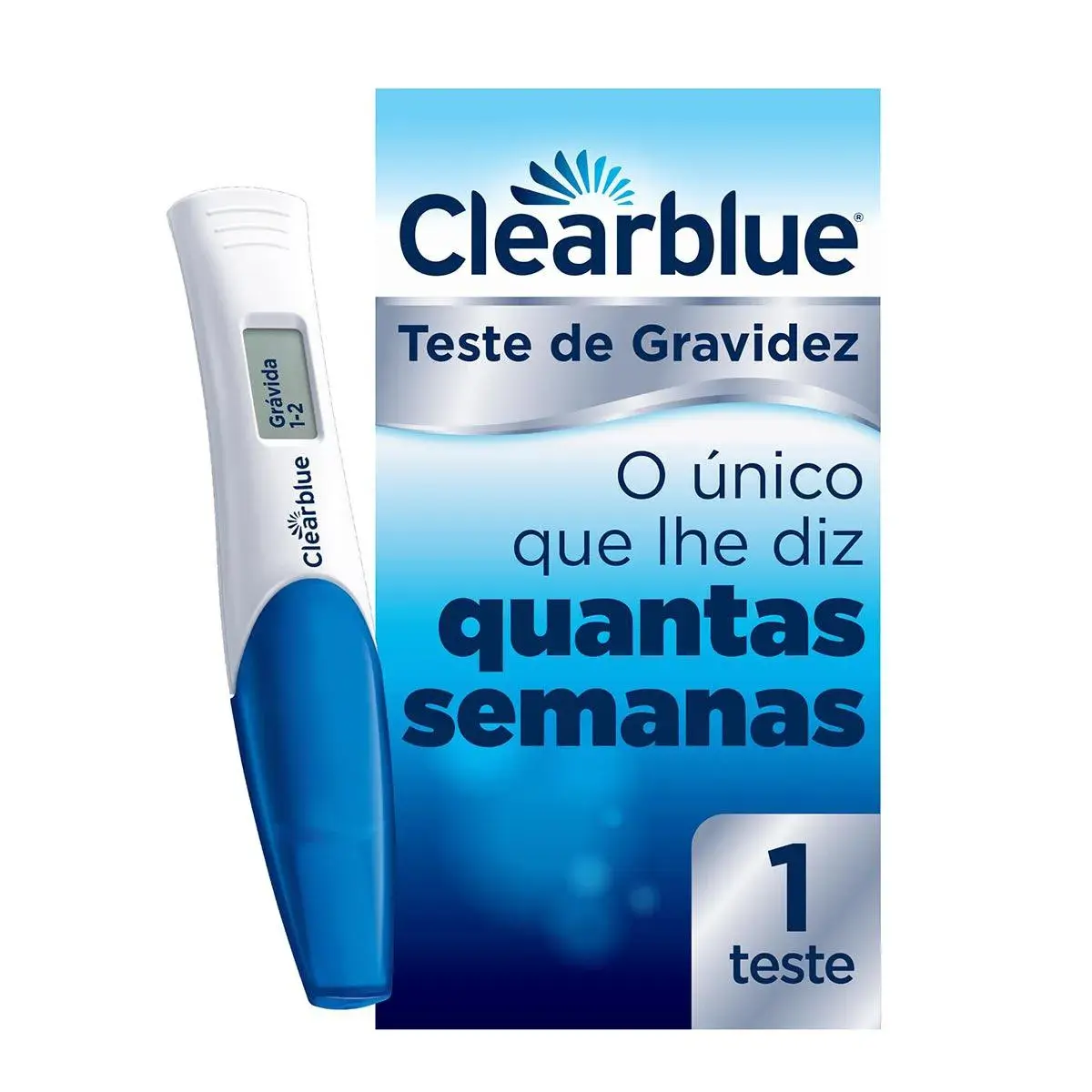 Teste de Gravidez Digital Clearblue com 1 Unidade