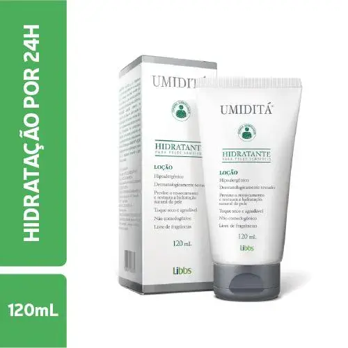 Loção Hidratante Umiditá para Peles Sensíveis com 120ml