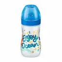 Mamadeira Lillo Super Evolution Divertida Azul de 300ml