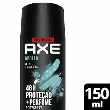Desodorante Antitranspirante Aerosol Axe Apollo Body Spray Masculino 48h 150ml