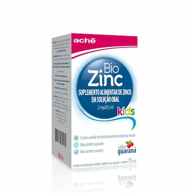 Suplemento Alimentar Infantil BioZinc Kids 2mg/0,5ml Solução com 75ml
