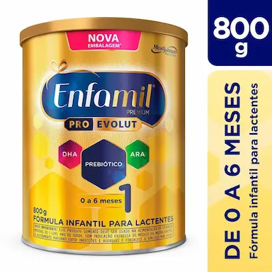 Fórmula Infantil Pro Evolut 1 Enfamil Premium 0 a 6 meses 800g