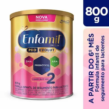 Fórmula Infantil Pro Evolut 2 Enfamil Premium 6 a 12 meses 800g