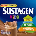 Kit Complemento Alimentar Infantil Sustagen Kids Chocolate com 2 unidades de 380g cada