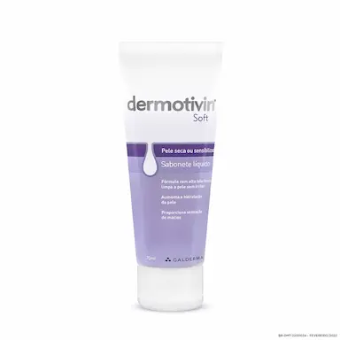 Sabonete Líquido Facial Dermotivin Soft Pele Seca com 70ml