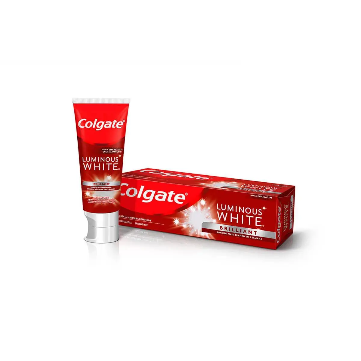 Pasta de Dente Colgate Luminous White Brilliant Mint com 70g