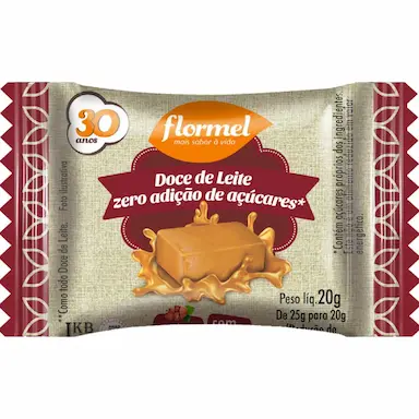 Doce de Leite Flormel Zero Açúcar com 20g
