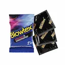 Camisinha Blowtex Orgazmax+ Texturizado Retardante com 3 unidades