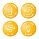 Camisinha Blowtex Orgazmax+ Texturizado Retardante com 3 unidades