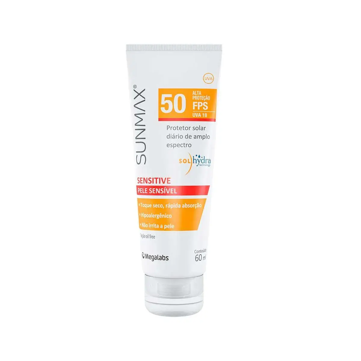 Protetor Solar Corporal Sunmax Sensitive FPS 50 com 60ml