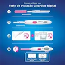 Teste de Ovulação Digital Clearblue com 10 Unidades