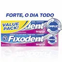 Kit Creme Fixador de Dentadura Fixodent Original 2 unidades 68g cada
