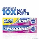 Kit Creme Fixador de Dentadura Fixodent Original 2 unidades 68g cada