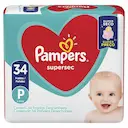 Fralda Pampers Supersec P - 34 Unidades