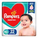 Fralda Pampers SuperSec XG - 22 Unidades