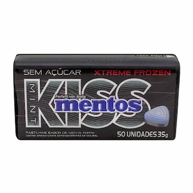Mentos Kiss Xtreme Frozen Mint com 35g