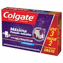 Pasta de Dente Colgate Máxima Proteção Anticáries Mais Neutraçucar com 3 unidades